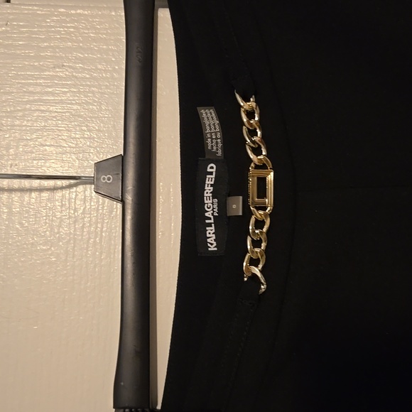 Karl Lagerfield Black Pants Size 8 - Picture 2 of 2